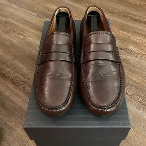 Ermenegildo Zegna Grained Nubuck Highway Driving Show - Sz 8.5 EU / 9.5 US
